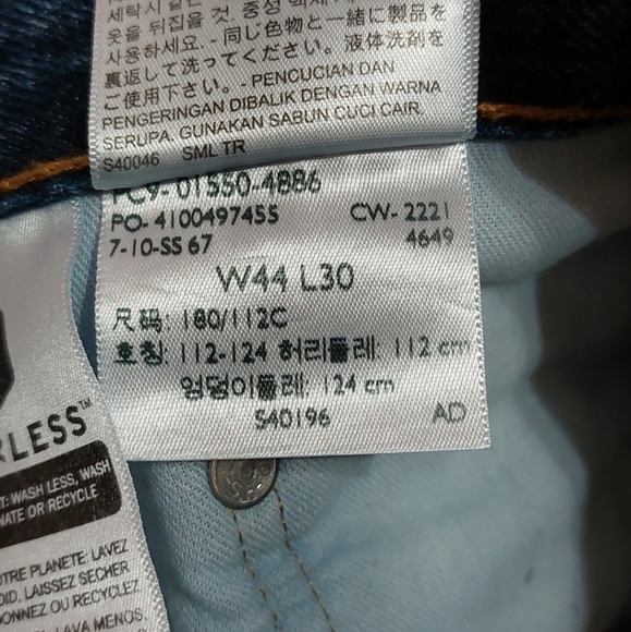 Levi's 550 Men's Tapered Leg Blue Jeans Size 44x30 44W 30L - Picture 11 of 11